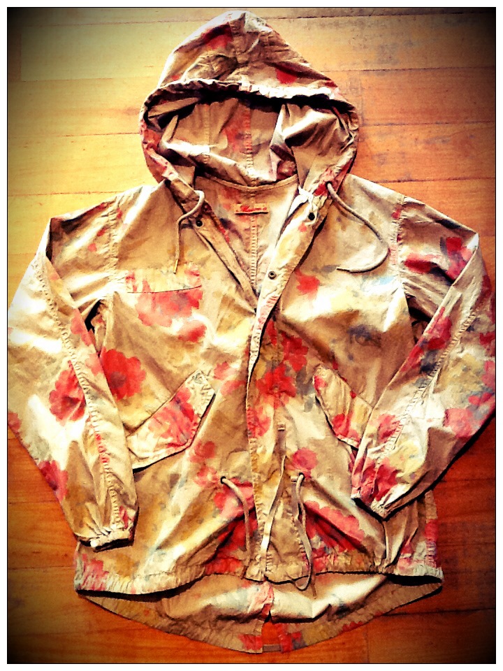 Parka stampa fiori X Mason's